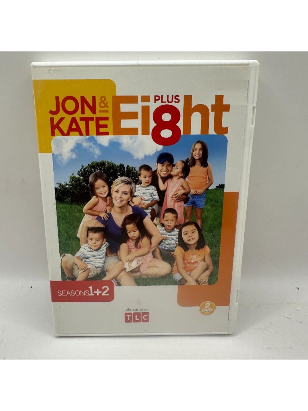 Jon & Kate Plus Eight Seasons 1+2 Box Set Family Reality Show TLC 2009 2 DVD Set